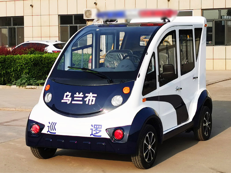 机场校园景区监狱城管交警全封闭电动四轮巡逻车
