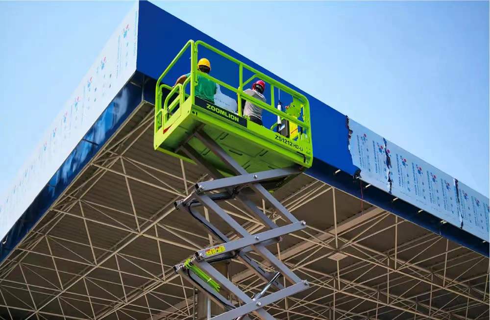 蘭州高空作業(yè)車使用中的安全管控