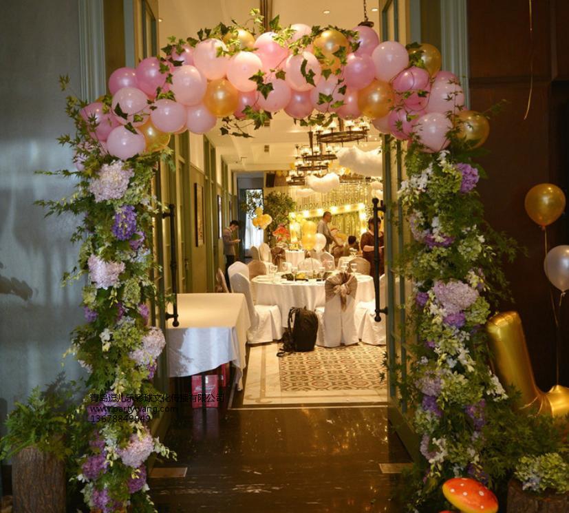 即墨周岁宴酒店气球布置策划推荐
