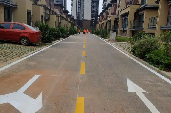 大兴小区路面施工团队