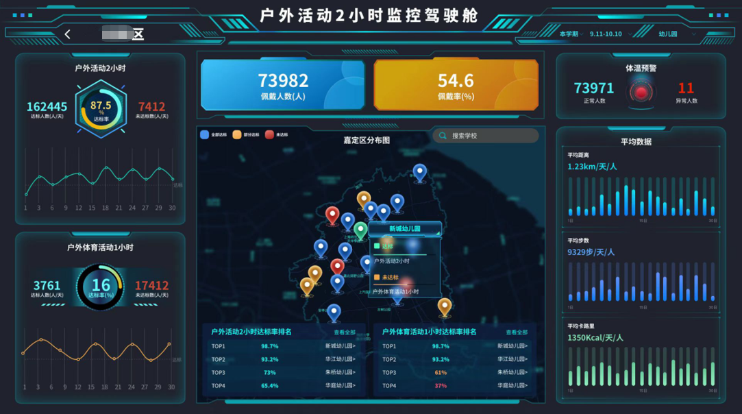 江苏幼儿园户外体育运动监测系统安装