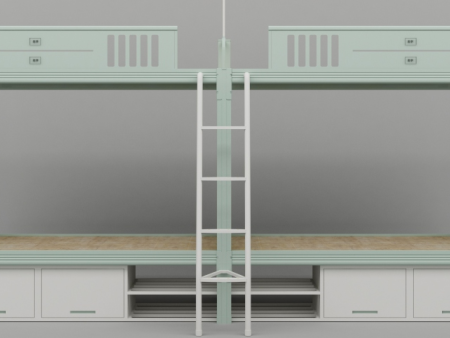 新疆单层公寓床安装